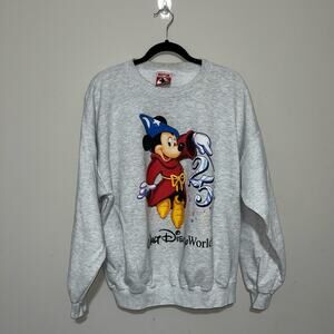 Sorcerer Mickey Vintage VTG 90’s Disney World 25th Anniversary Sweater (0694)